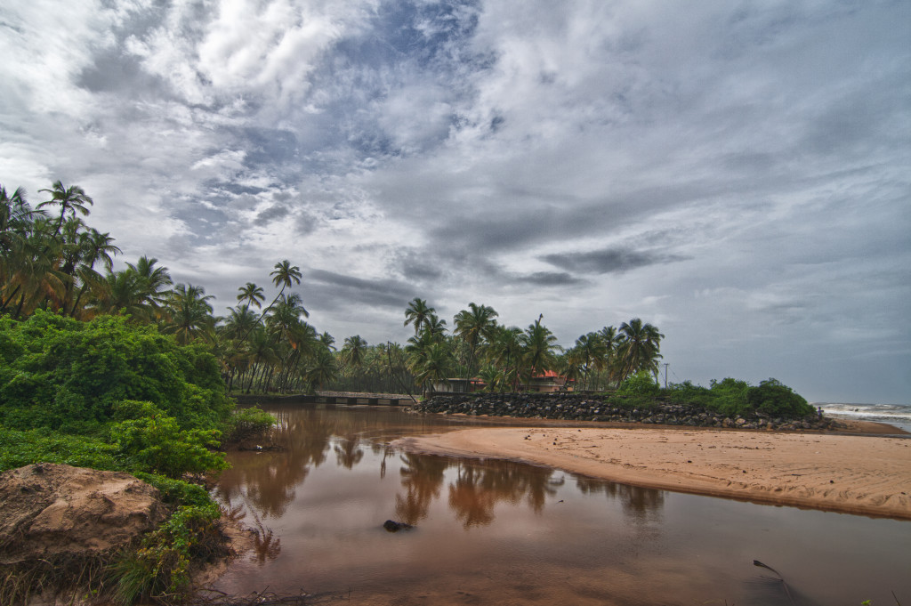 Our resort/homestay was right on the beach