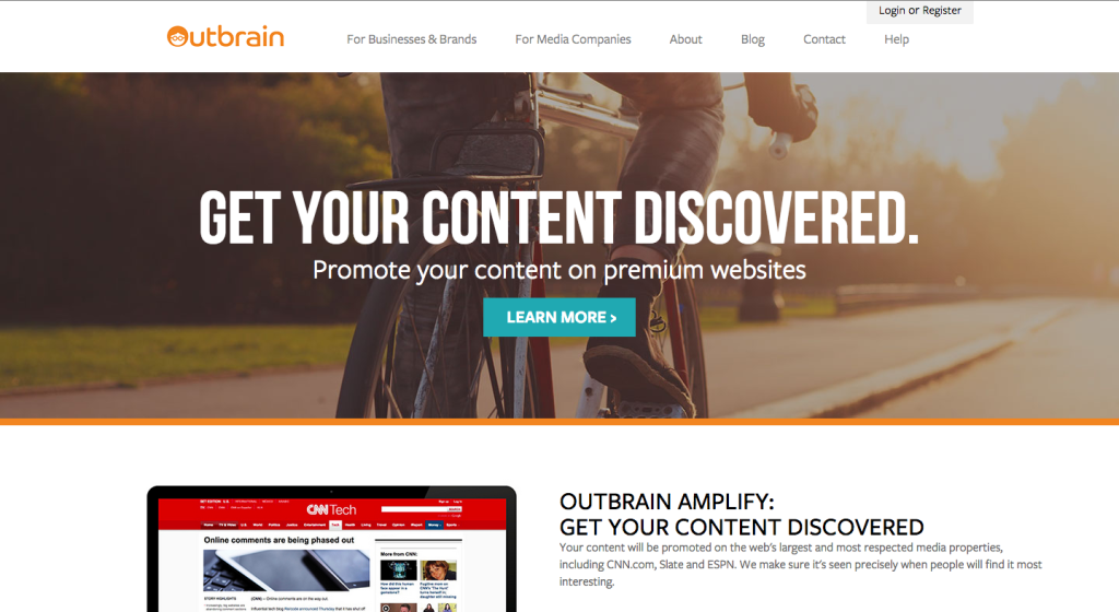 outbrain growth hacking tools retargeting