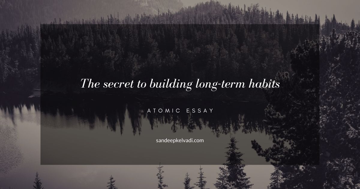 The secret to successful people’s habits