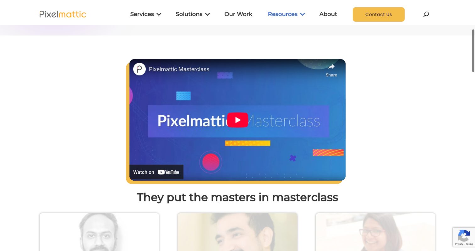 Pixelmattic Masterclasses