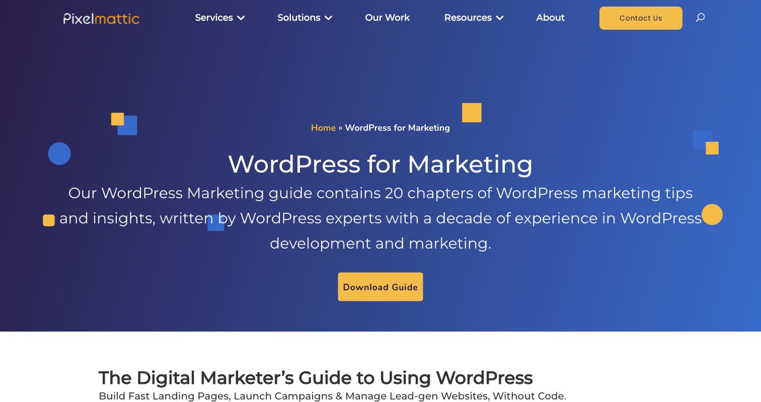 WordPress Marketing Guide